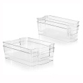 Best price superior quality stackable plastic set refrigerator organizer bin